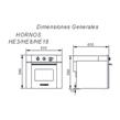 Horno Electrico Empotrar Domec HEV18 Reflex