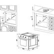 Horno Eléctrico  + Anafe a Gas Florencia 7857F + 6738i