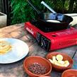 Anafe para Camping a Gas Brogas 465 + Maletin + 4 Cartuchos