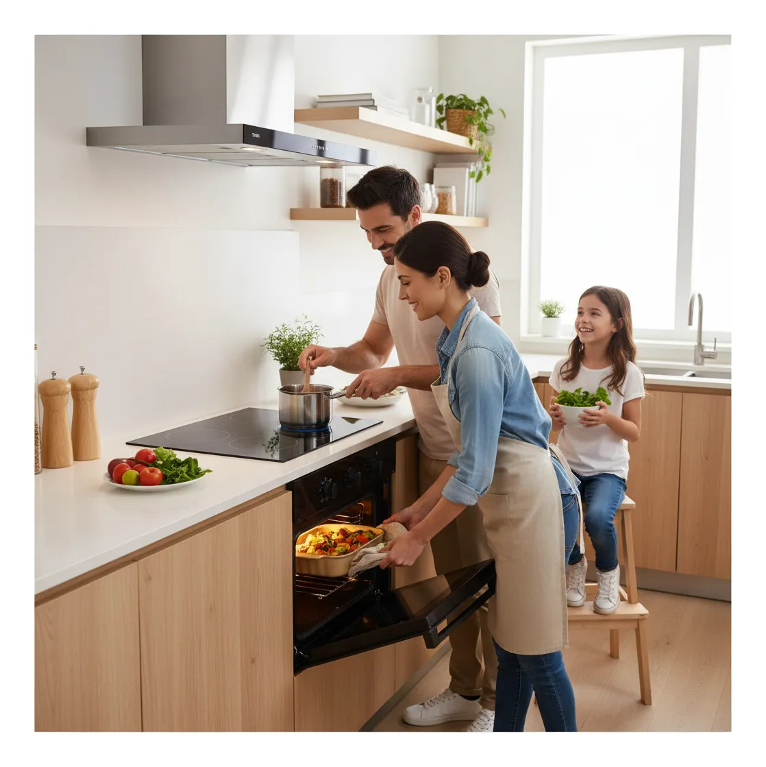 Horno Eléctrico Florencia 7857F + Anafe a Inducción Florencia 6889G