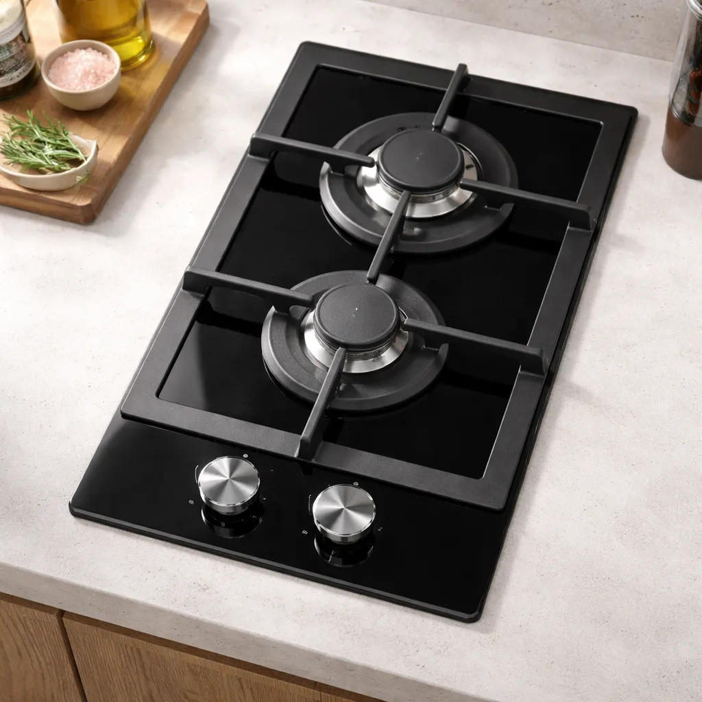 Anafe a Gas Vidrio Templado 31cm Florencia 6729M