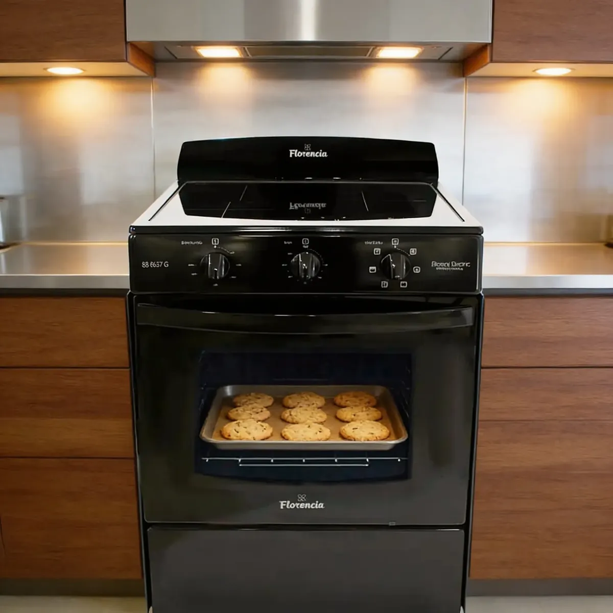 Cocina Eléctrica Florencia 8637G - Anafe Vitrocerámico  - Convección