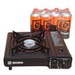 Anafe para Camping a Gas Brogas 465 + Maletin + 4 Cartuchos