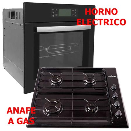 Horno Eléctrico + Anafe a Gas Florencia 7887E + 6737N